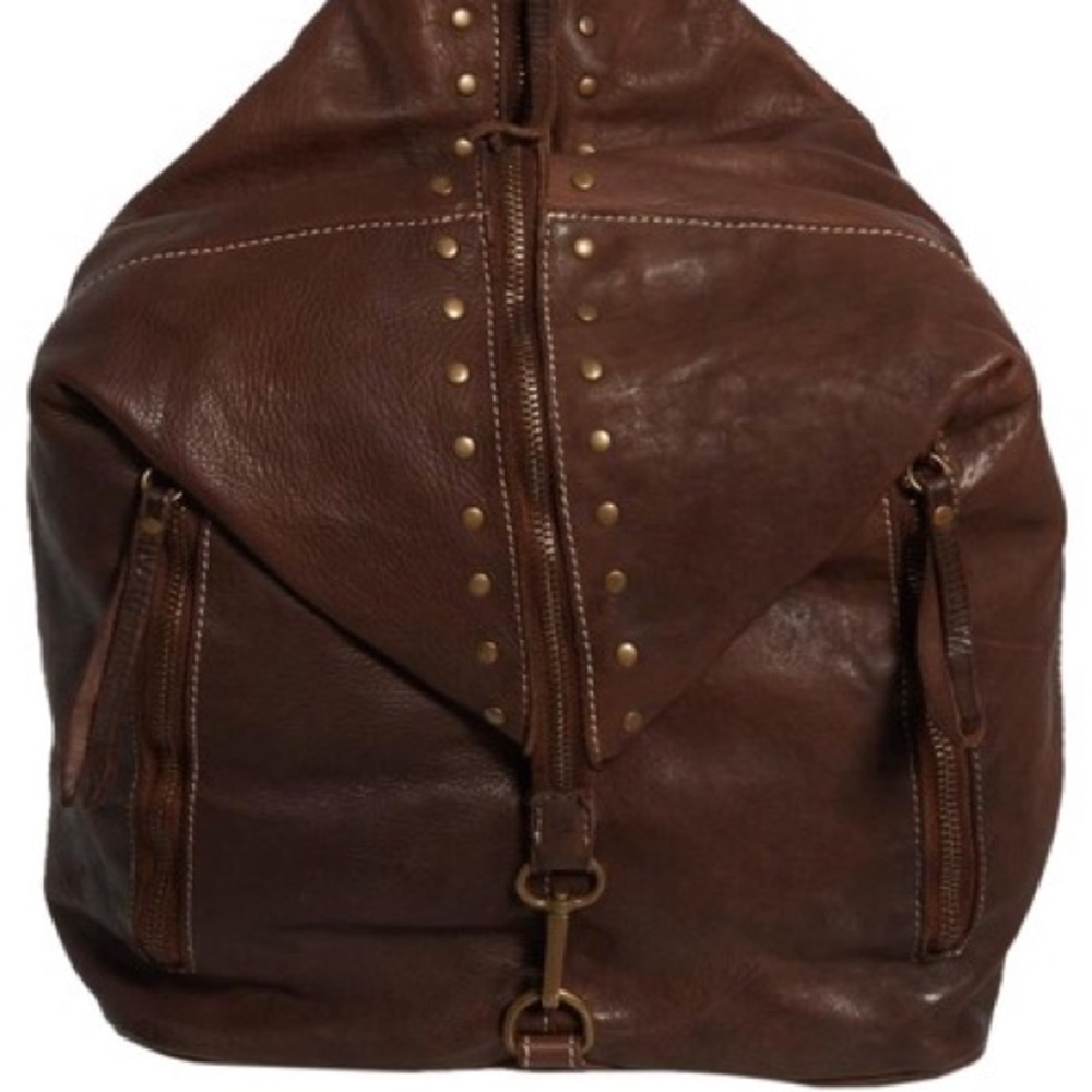 BNWT Gorgeous Italian Leather Studded Backpack!